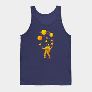 Astronaut Space Juggler - Astronaut juggling planets Tank Top
